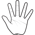 hand diagram